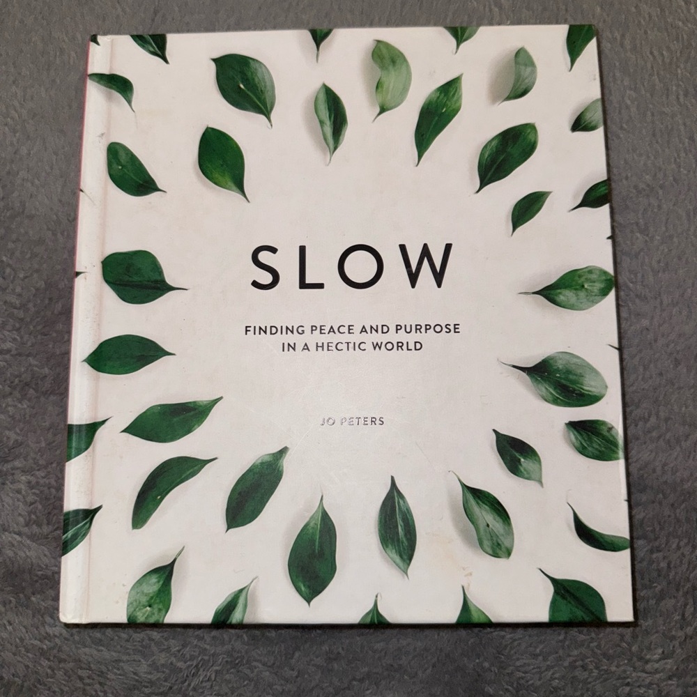 'Slow' Book - White and Green Cover